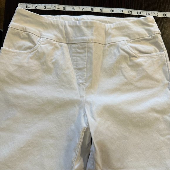 Tribal Women's White Croppped Pants Size 10 - Picture 13 of 14